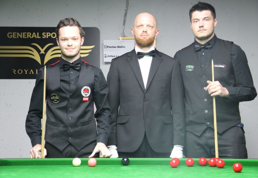 U21 quarterfinals on the run - European Billiards & Snooker Association